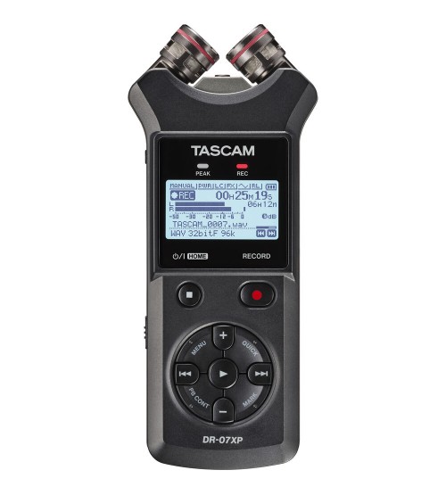 TASCAM DR-07XP 2-Channel 32-Bit Float Portable Audio Recorder TASCAM DR-07XP 2-Channel 32-Bit Float Portable Audio Recorder